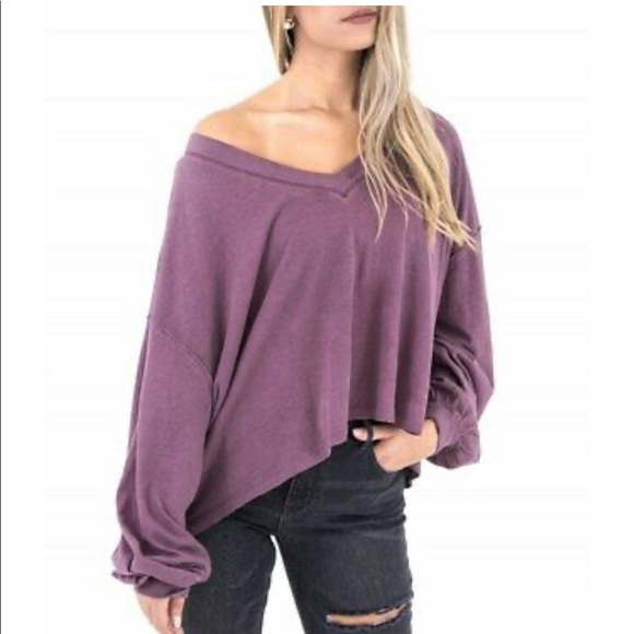 Free People Tops - Free People Plum Blossom top NWT